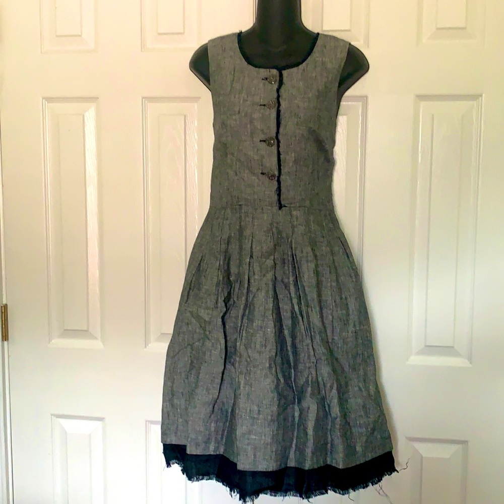 Black Chambray Dress